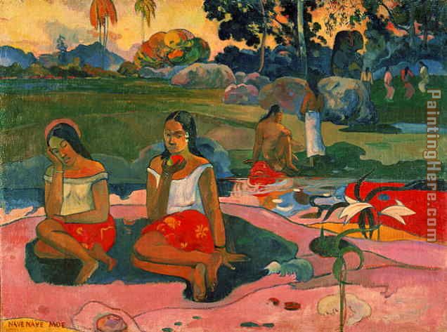 Nave Nave Moe painting - Paul Gauguin Nave Nave Moe art painting